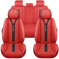 2026 Universal Deluxe Napa Leather Car Seat Covers Waterproof Full Set Protector 2026 Universal Deluxe Napa Leather Car Seat Covers Waterproof Full Set Protector