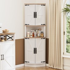 BonVache 165cm Tall 41.5 cm (width) x 56 (depth) x 165 (height), White