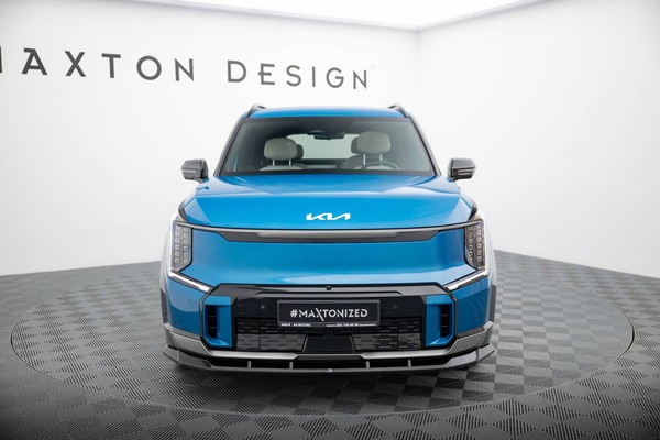 Front Ansatz FüR Kia EV9 Gt-Line Mk1 Schwarz Hochglanz Spoilerschwert Ansatz-image