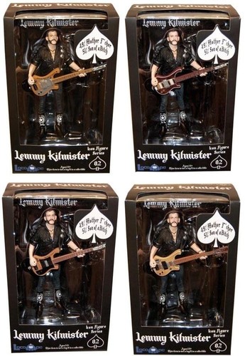 Motorhead Lemmy Kilmister Deluxe Action Figure Set Of 4