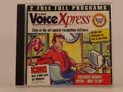L AND H VOICE EXPRESS ICONS FOR WINDOWS SEPT 1999 CD ROM (T2) COMPUTER SOFTWARE 