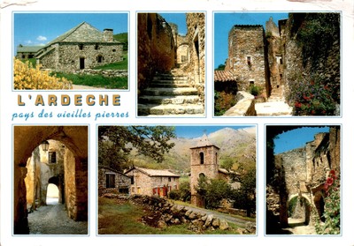 L'ARDECHE, Bergogne, Provence, Marseille, Avignon, Maurice, Ian Postcard