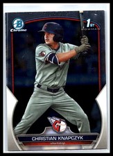 2023 Bowman Draft #BDC-180 Christian Knapczyk Chrome