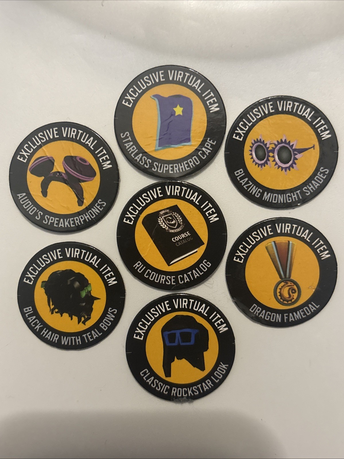 R0BL0X Toy Codes Set of 7 Ready to Redeem Exclusive Virtual Items New Unused
