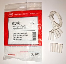 5,10,25 Ademco Pro / Honeywell Magnetic Alarm Reed Contact Switch 3/8" Press Fit