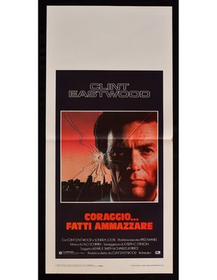 Plakat CORAGGIO FATTI AMMAZZARE Clint Eastwood Inspektor Callaghan B425