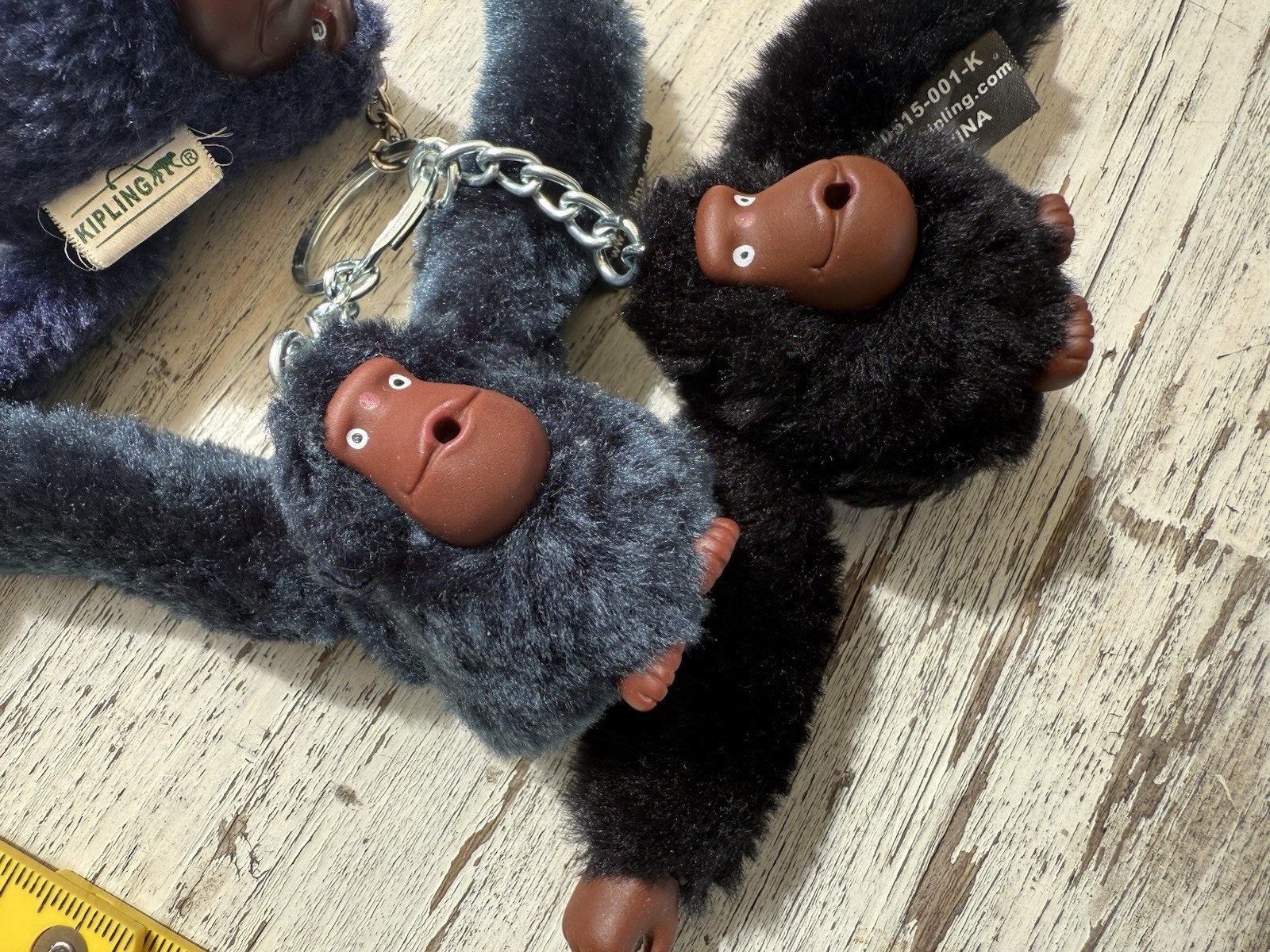 Set Three Kipling Monkey Gorilla Keychain - ANDY,… - image 3