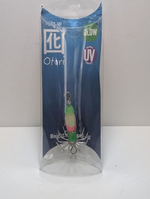 Beau Mac Otori Squid Jig Glow UV Pink 10g Fishing Lure