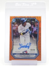 JUAN SANCHEZ 2026 BOWMAN CHROME ORANGE WAVE 1ST ROOKIE AUTO /25 #CPA-JS Q2754