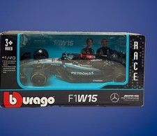 2024 44 Lewis Hamilton Petronas Mercedes F1W15 1/43 Bburago Formula1 F1 Diecast