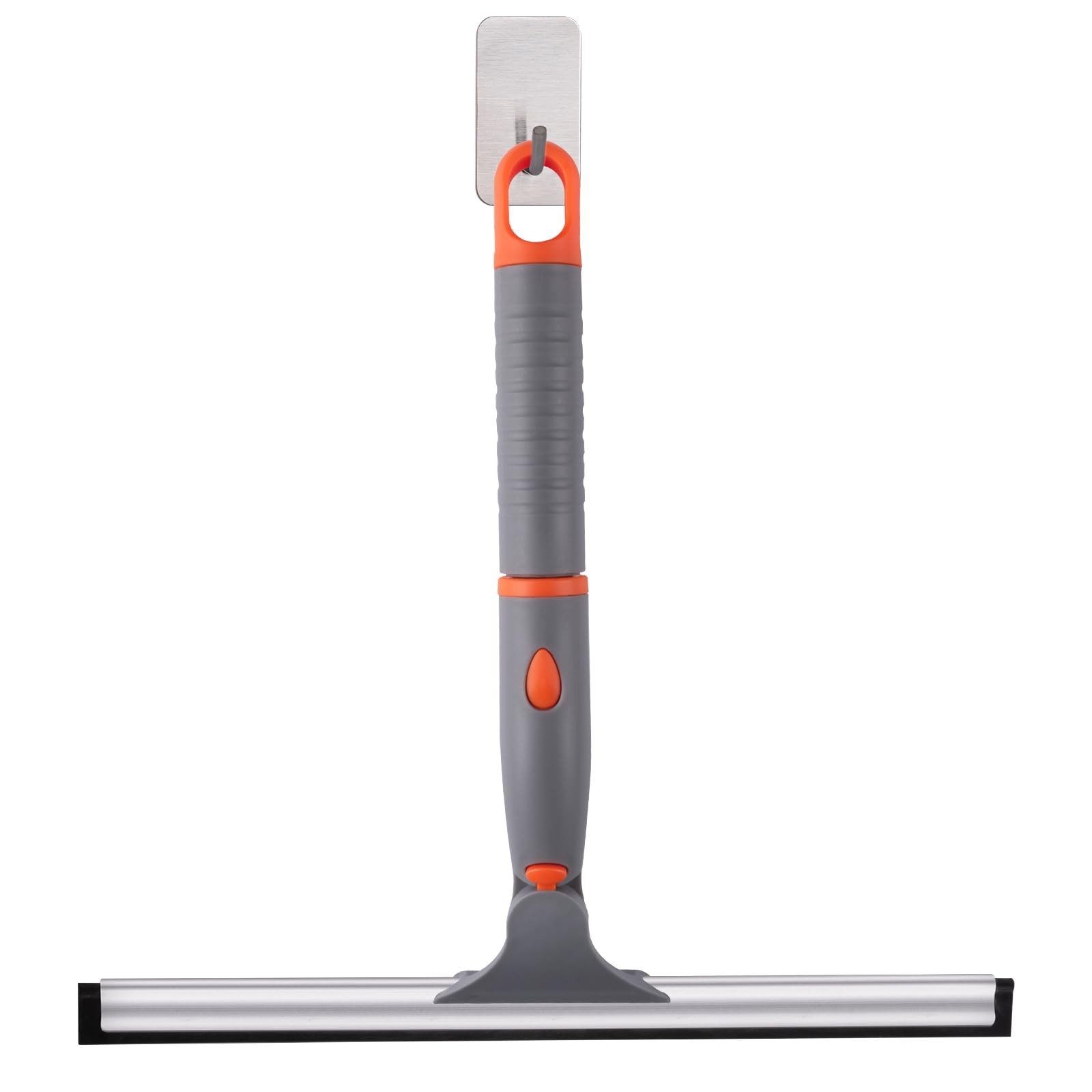 Shower Squeegee for Glass Doors All-Purpose Anti-Slip Window with 2 Blades