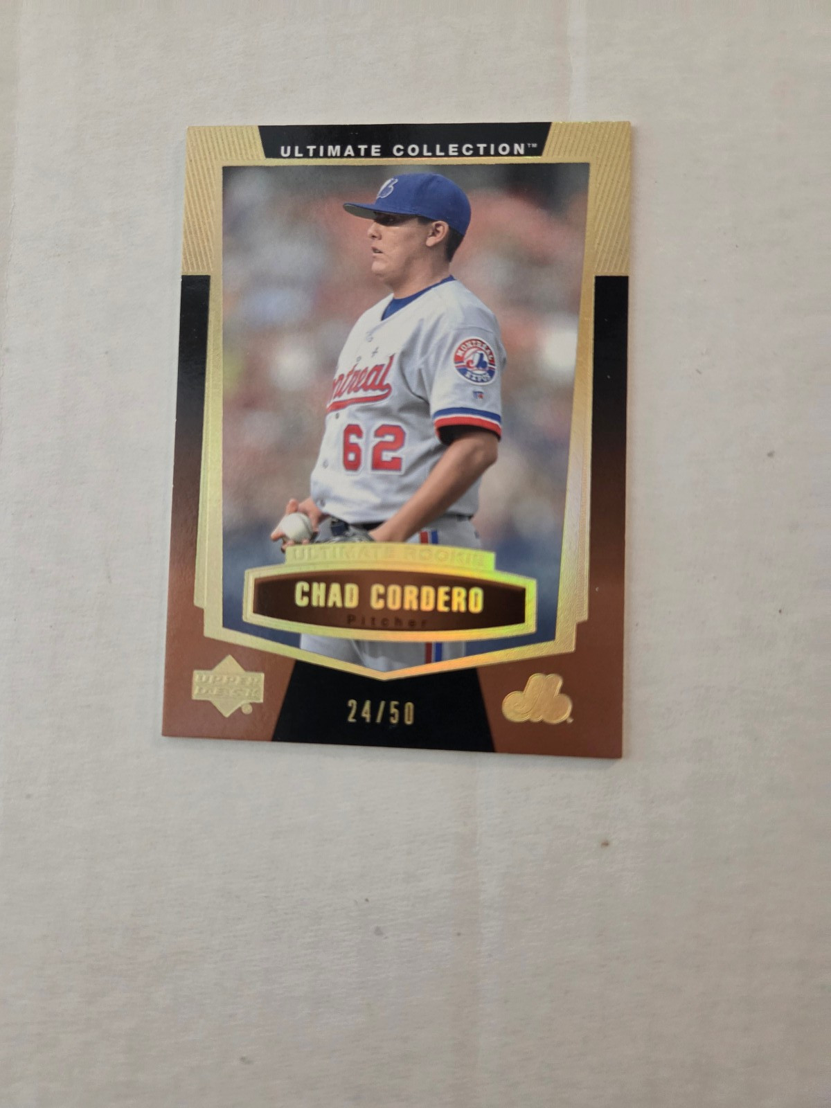 2003 Upper Deck Ultimate Collection Chad Cordero 24/50 Rookie