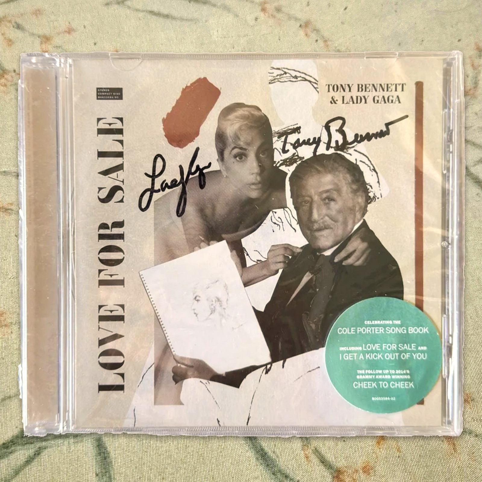 Lady Gaga Tony Bennett Love For Sale Signed CD - Sealed - Rare - Limited to 1000