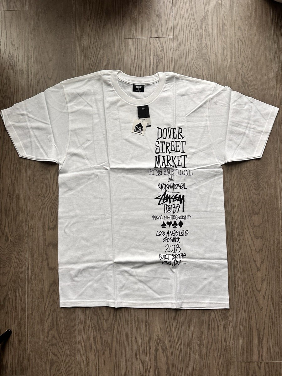 NWT Stussy Dover Street Market Los Angeles DSMLA Back To Cali Tee