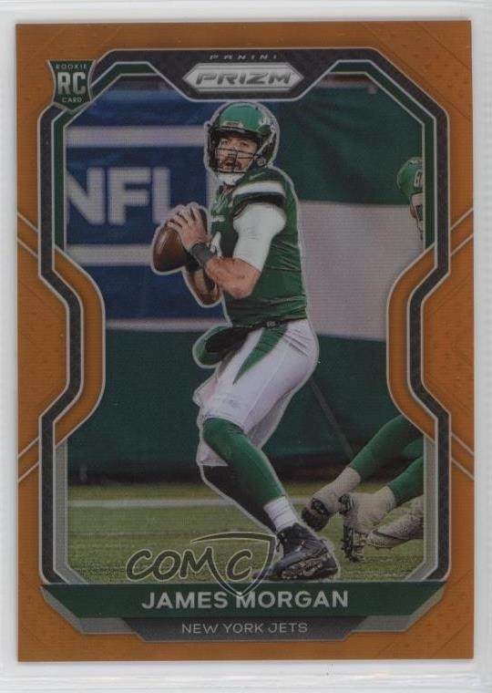 2020 Panini Prizm Rookie Orange Prizm /249 James Morgan #356 0q3