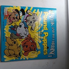 1985 Vintage Book And cassette tape "Pound Puppies In Fun From A To Z"