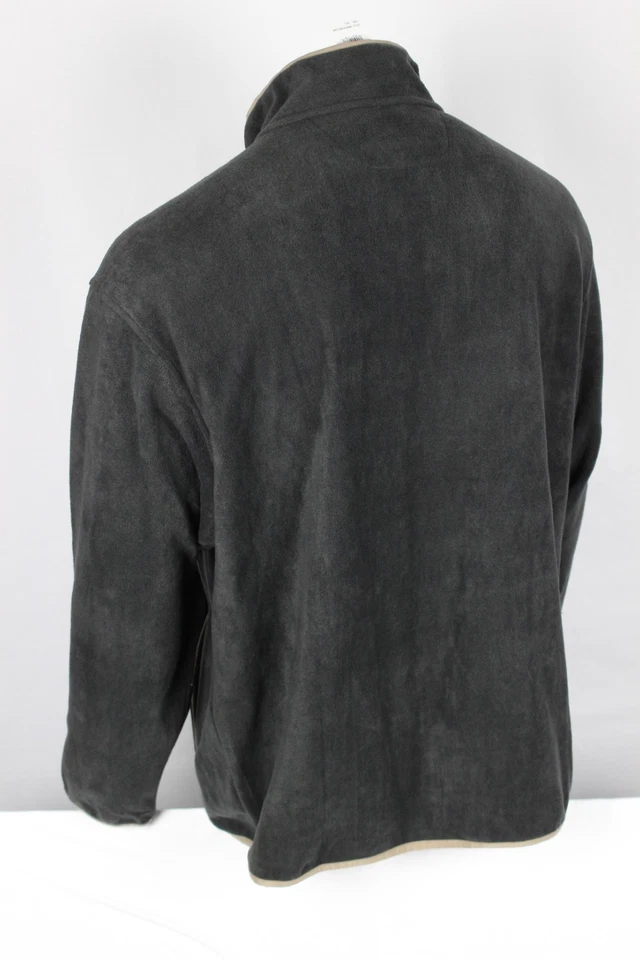 Pullover polar de lana Cinch para hombre botón a presión carbón Geo MWK1912001 Foto 2 de 4