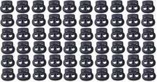 Plastic Cord Locks - Spring Toggle Stoppers for Elastic Cords - Adjustable Faste
