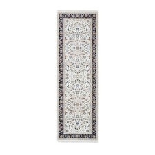 2'7"x8'2" Ivory Hand Knotted Nain  250 KPSI Wool Runner Rug R63987