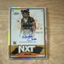2025 Topps Chrome WWE Nxt Autographs Wendy Choo #NXT-WCH Refractor Auto /175