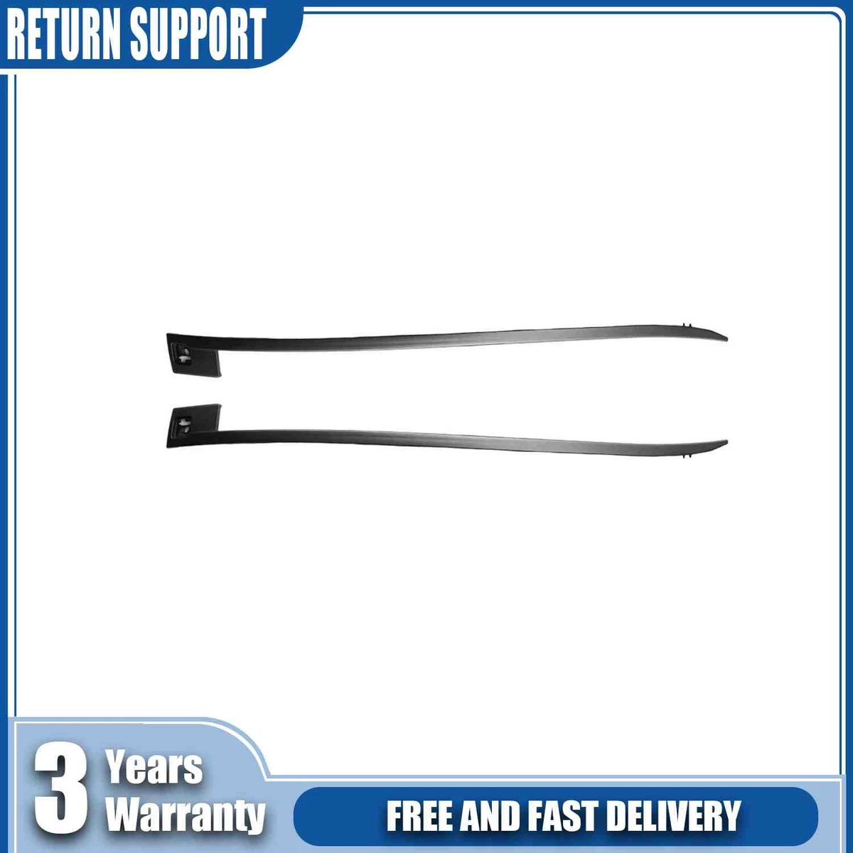 Right Front Windshield Garnish Molding Trim For 2007-2011 Honda CR-V – Black, Direct Fit 73152-SXS-A01