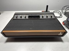 Atari CX-2600 6-Switch Console Bundle 2 Joysticks 2 Paddles OEM Video System HTF