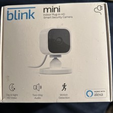Blink Mini Indoor Plug-In Live HD Smart Security Camera/New In box/Free Shipping