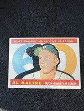 1960 Topps Baseball High Numbers Al Kaline All-Star #561 Detroit Tigers🔥⚾️🔥