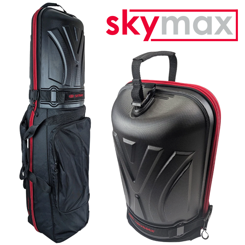 SKYMAX CUBE HARD SHELL TOP GOLF TRAVEL COVER / WHEELED PREMIUM GOLF FLIGHT BAG