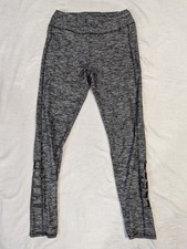 Hollister Gray Leggings With Pockets Cutouts On Ankles Size Medium