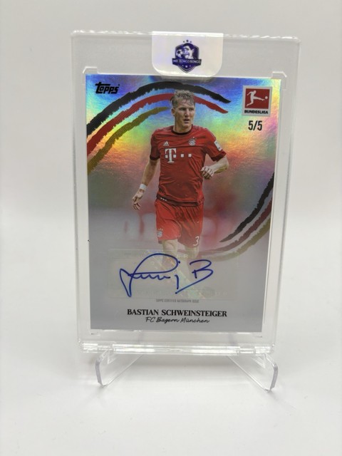 Topps Bundesliga International Stars Bastian Schweinsteiger Auto /5 Bayern