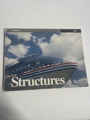 VTG Boeing 747 Structures Technical 118pg Book 1986 Rare Aviation Collectible