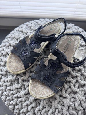 BAMA ~ Sandalen, Sandaletten, Mädchen   blau, Gr. 32, Klett