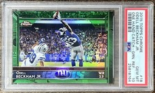 2014 Topps Chrome Superfractor Odell Beckham Jr Autograph Surfaces, Sells 9