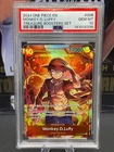 2024 One Piece EN ST10-006 Monkey D Luffy Treasure Boosters Set PSA 10 GEM MINT