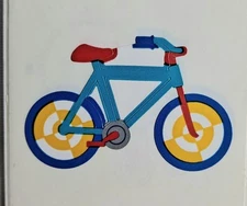 1989 Mrs. Grossman Bicycle 12 Stickers; 3 Strips; 1 Package Vintage