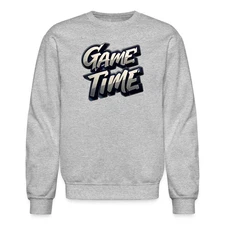 Game Time | Retro Gaming Logo Crewneck Sweatshirt