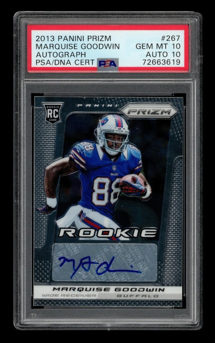 Marquise Goodwin Panini Prizm #267 Autograph