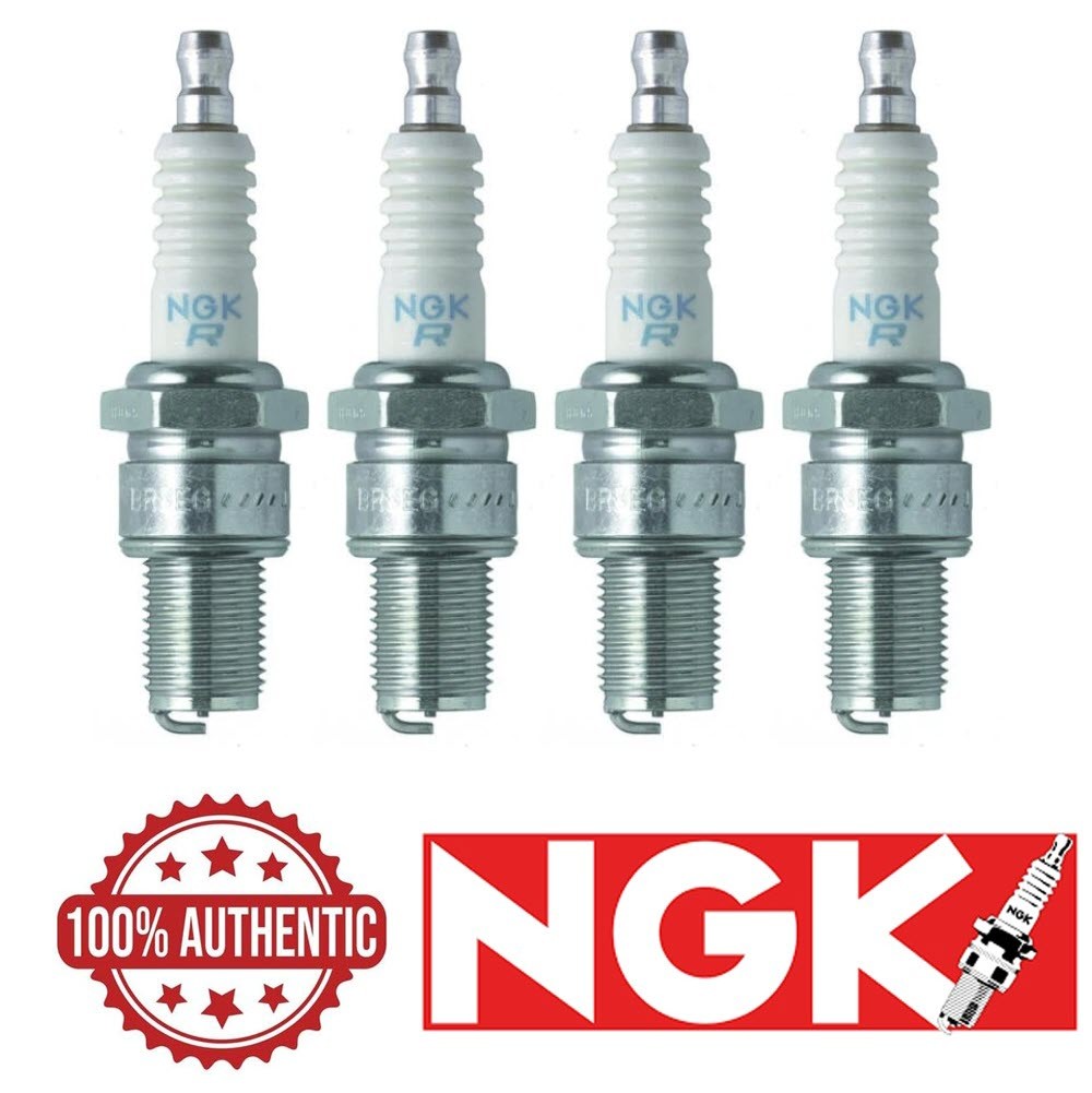 4 Pack Genuine Authentic NGK 3130 Racing Spark Plugs BR8EG