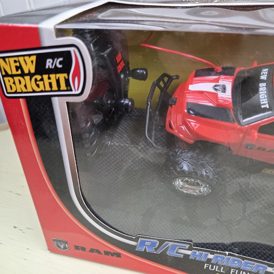 New Bright R/C Simple Function Dodge  Ram Remote Control Vehicle Red 3210 - Image 3 of 4