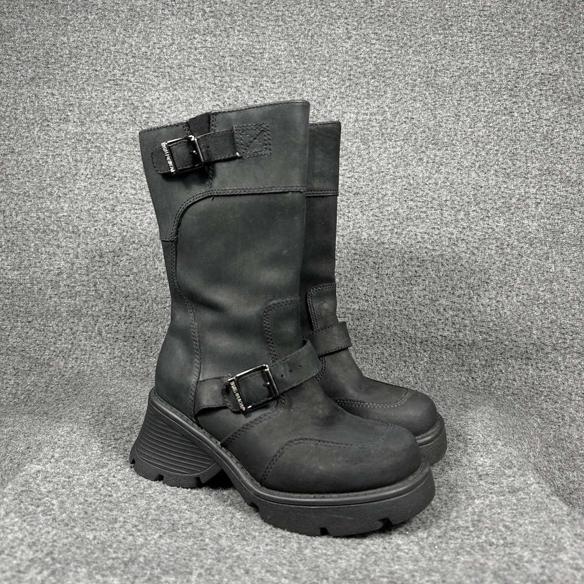 Harley-Davidson Round Toe Mid (2-2.9 in) Heel Height Boots for