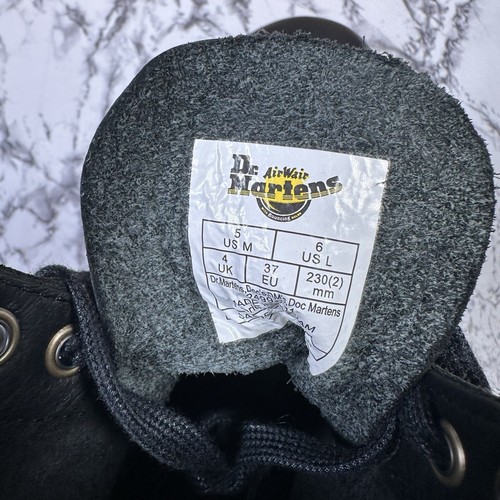 DR MARTENS Black 1460 Pascal Leather Ankle Boots SIZE UK4 EU37 BNIB - Picture 8 of 10