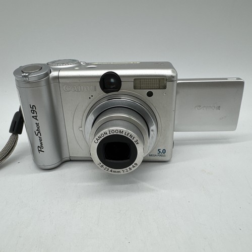 Canon PowerShot A95 5 MP Digital Camera 3x Optical Zoom W/ Flash Card - Tested! - Picture 6 of 12