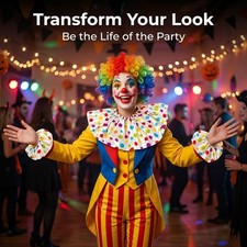 Clown Collars Halloween Cosplay Carnival Stage Performance Halloween Costume