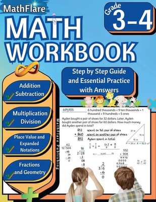 Mathflare Publishing | MathFlare - Math Workbook 3rd and 4th Grade | Taschenbuch