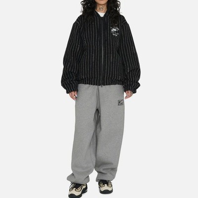 Nike x Stussy Striped Wool Jacket (Asia Sizing) Black | eBay