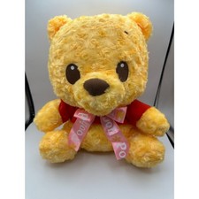 Winnie the Pooh Pink Bow Japanese Plush 37cm