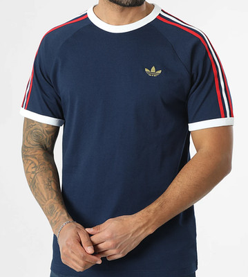 NEW MENS ADIDAS ORIGINALS 3-STRIPES CALIFORNIA TREFOIL SHIRT ~SIZE  LARGE #KC863