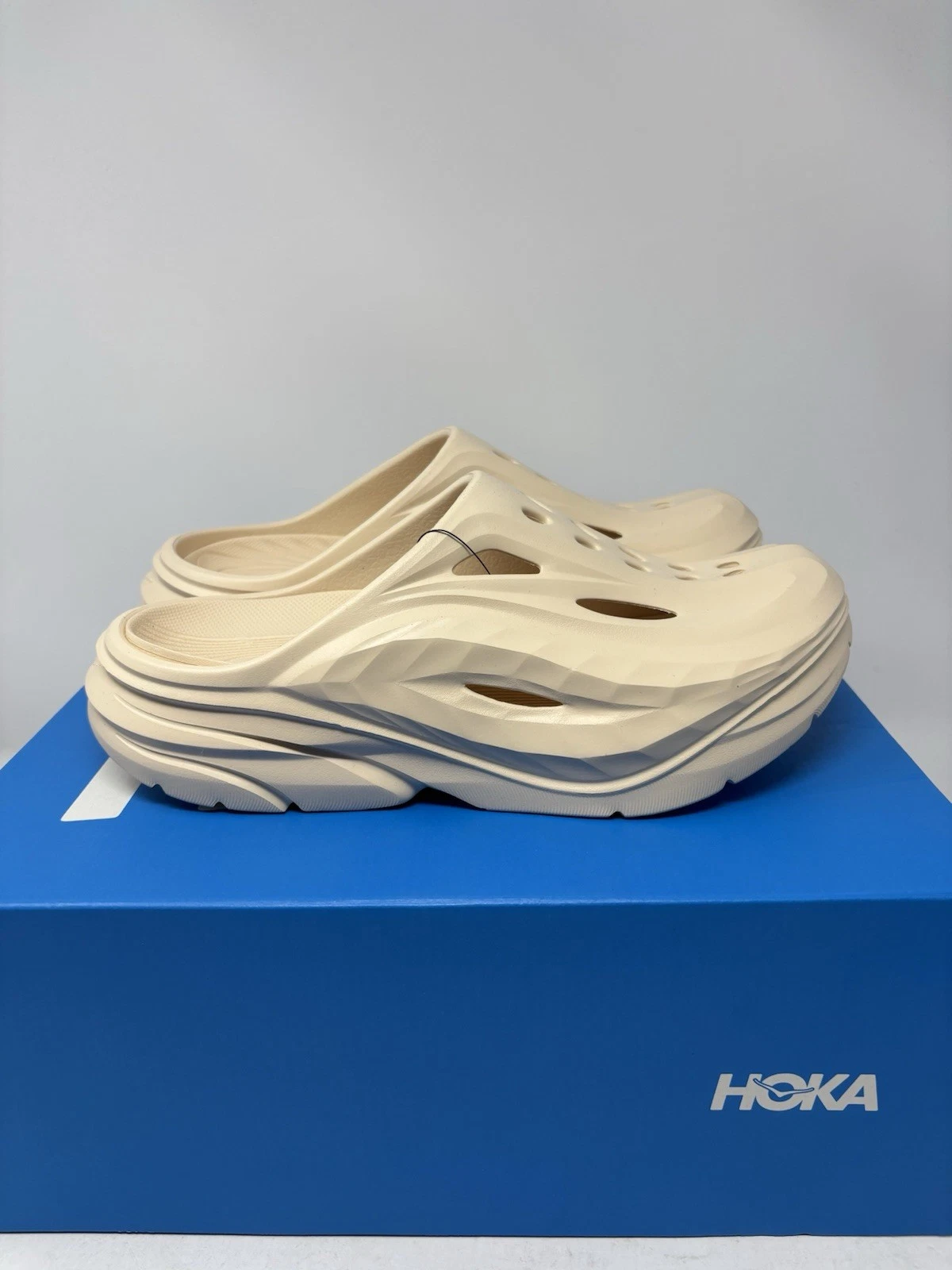 Hoka Unisex Ora Recovery Mule Vanilla 1147951-VLV Men’s Size 7 Women’s Size 9