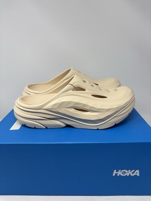 Hoka Unisex Ora Recovery Mule Vanilla 1147951-VLV Men s Size 7 Women s Size 9